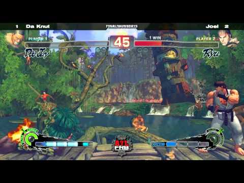 ATL FinalRoundBats Super Street Fighter 4 AE2012 Grand Finals Da Knut vs Joel