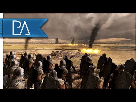 GALADHRIM ELVES SIÉGE RHUNIC CITY - Total Wàr: Rise of Mordor Mod Gameplay