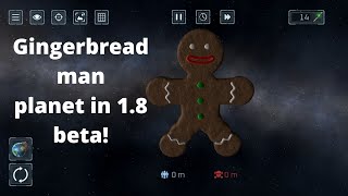 How to unlock gingerbread man planet in Solar Smash 1.8 beta