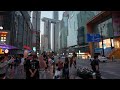 [4K] Walk in the evening, Chongqing Raffles, China.