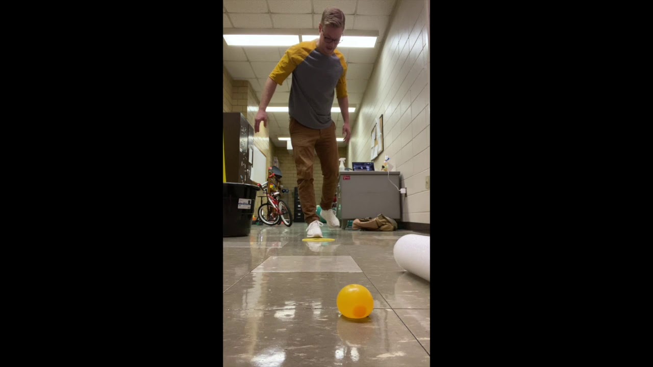 Underhand Tossing for Accuracy Challenge -  One Step Forward, Two Steps Back