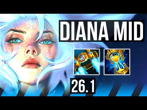 DIANA vs LEBLANC (MID) | KR Challenger | 26.1