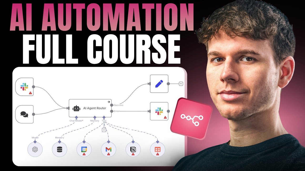 N8N Full Course: Build AI Automations in 2025 (For Beginners)