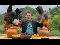 How To Cook A Delicacy Of Chicken And Rice A Tender Recipe For PILAF Cooked In The Village
