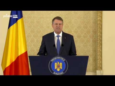 Declarație de presă susținută de Președintele României, Klaus Iohannis