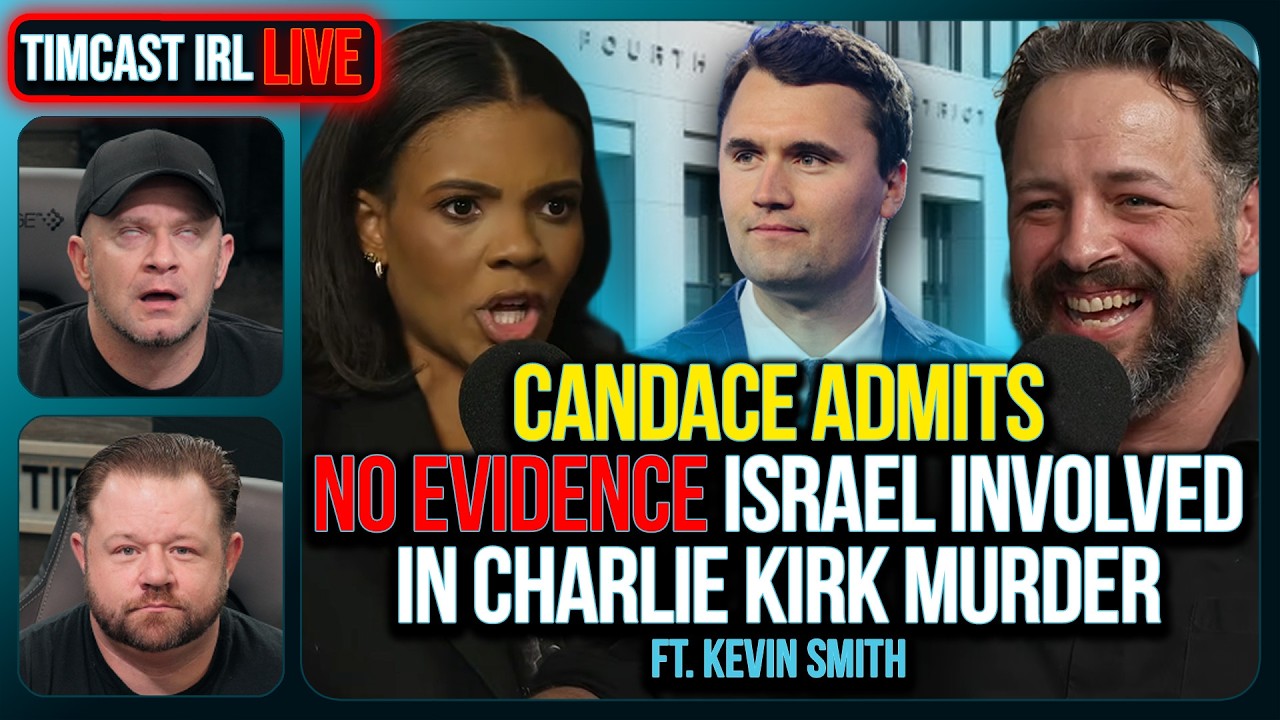 Candace Owens ADMITS No Evidence Israel Involved In Charlie Kirk Murder | Timcast IRL