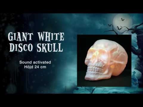 Dödskalle med ljud och ljus