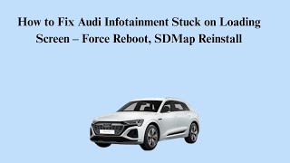 2022-2024 Audi E-tron GT & RS E-tron GT Infotainment Display: Problems