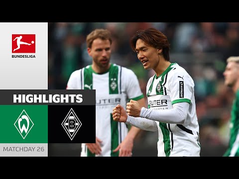 Hattrick-Hero Pléa! | SV Werder Bremen - Borussia M'gladbach 2-4 | Highlights | MD 26 - BL 2024/25