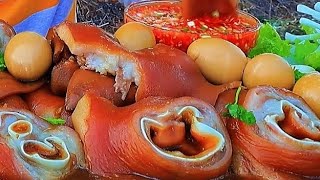 Extreme Mukbang: Giant Spicy Braised Pig Ears & Pork Fat | Real-Life Eating Show