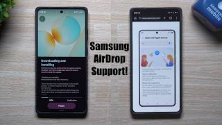Latest Samsung Update Now Supports Apple AirDrop & More