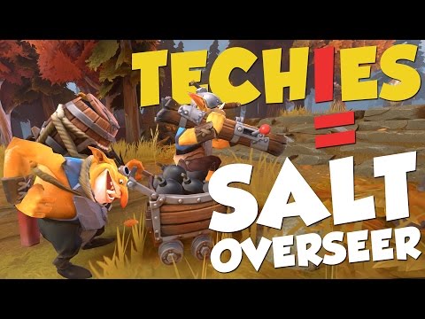 DotA 2 - Techies = Salt Overseer! 7.00 Funny Moments