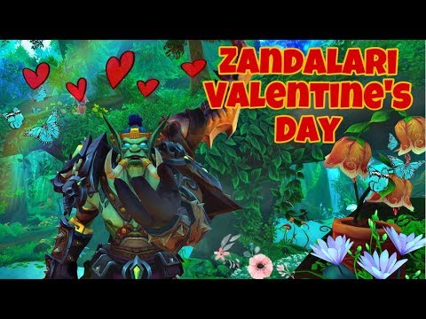 Warcraft Love is in the Air - Zandalari Troll flirting (WOW Scetch)