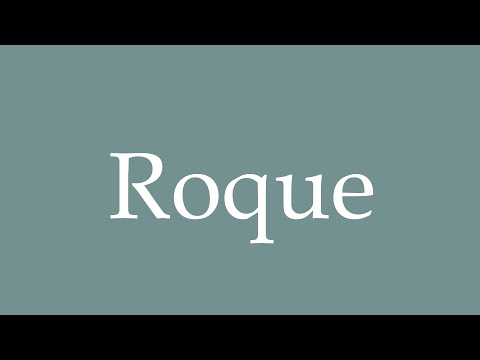 How to Pronounce ''Roque'' Correctly in French