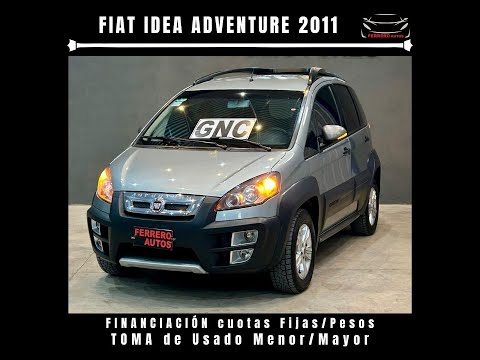 Se Vende: Fiat Idea Adventure 2011 - FERRERO Automotores Oncativo Provincia de Córdoba GNC