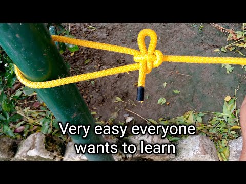Very easy knots everyone wants to learn| #how #knots👍@sajjad12455