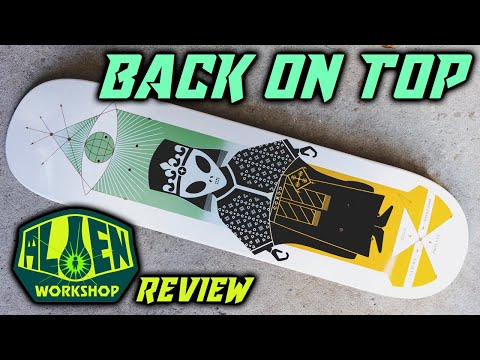 UNDERRATED SKATE DECK!?? Alien Workshop Skateboards Review