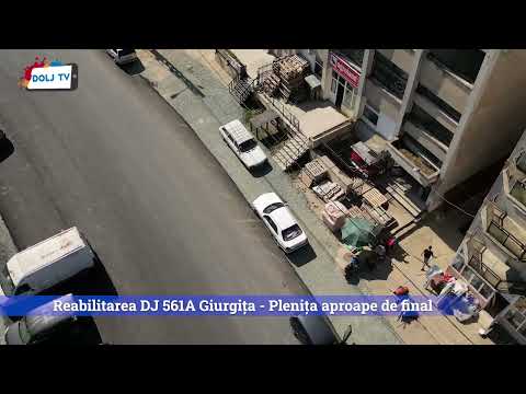 Reabilitarea DJ 561A Giurgița - Plenița aproape de final