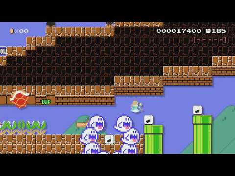 プリンセス駅伝~Women's SpeedRun【100sec】 by Onozawa - Super Mario Maker - No Commentary 1bq