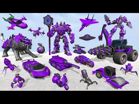 Police Tiger Robot Car 3d Game - Android GamePlay- New Update | Walk through a Game
