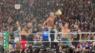 Cody Rhodes Off Air Universal Championship Celebra
