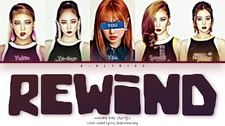 WONDER GIRLS (원더걸스) 'REWIND' - You As Member |5 Members| [Karaoke]