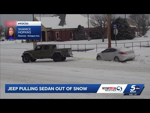 Oklahoma Winter Storm Update: Winter weather leads to stalled vehicles, crashes and house fires