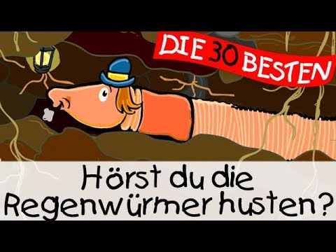 🏞️ Hörst Du die Regenwürmer husten - Bewegungslieder zum Mitsingen || Kinderlieder