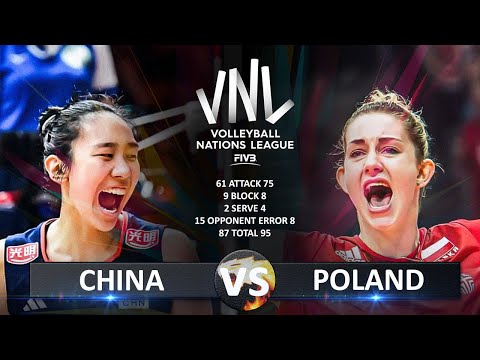 China vs Poland | Women's VNL 2025