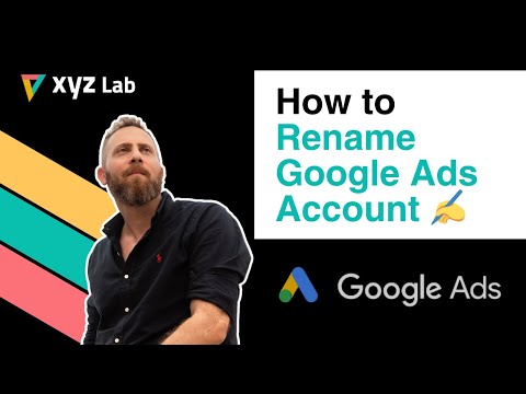 Rename Google Ads Account