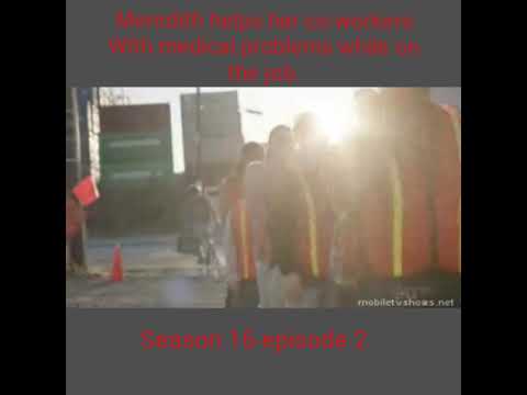 Grey's Anatomy season 16 episode 2 Meredith helps her co-workers