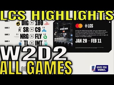 LCS Highlights Week 2 Day 2 ALL GAMES | LCS Spring 2023 W2D2