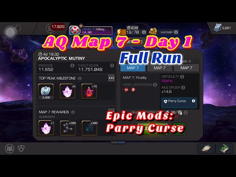 AQ Map 7 Variant 1 Day 1 (Season 8) #mcoc