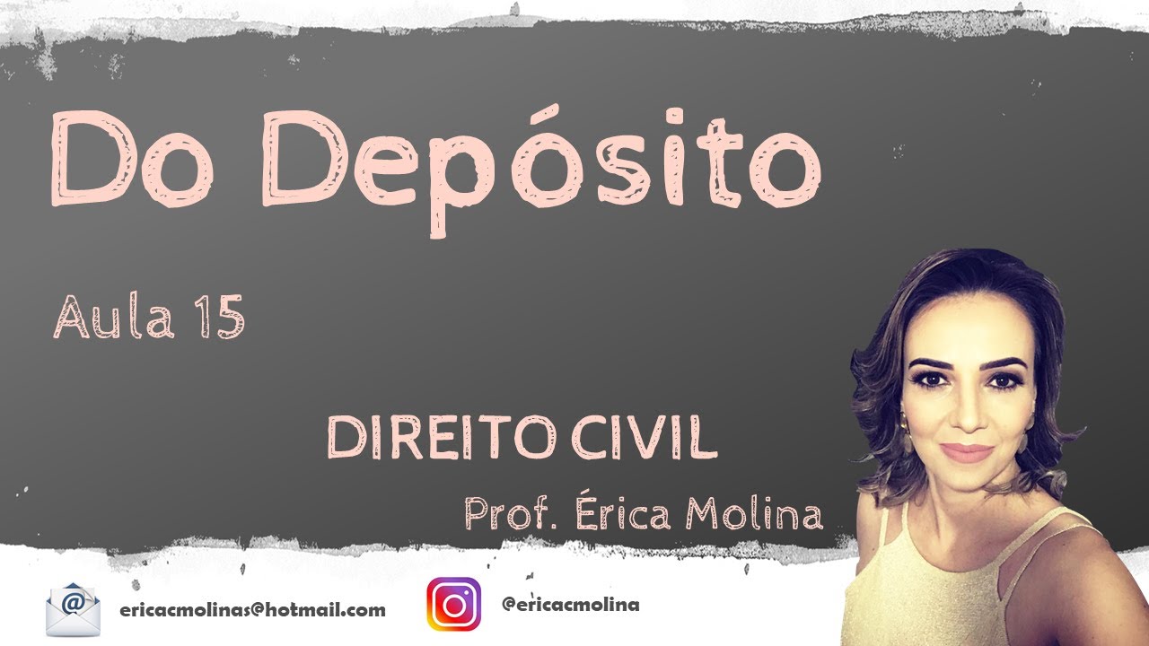 AULA 15 - DO DEPÓSITO