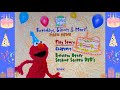 Sesame Street Elmo S World BIRTHDAYS GAMES AND MORE DVD Menu Walkthrough