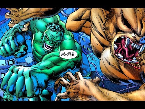Immortal Hulk vs. Sasquatch Epic Confrontation