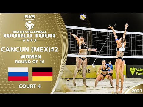 Makroguzova/Kholomina vs. Bieneck/Schneider - Women's R16 | 4* Cancun 2021 #2
