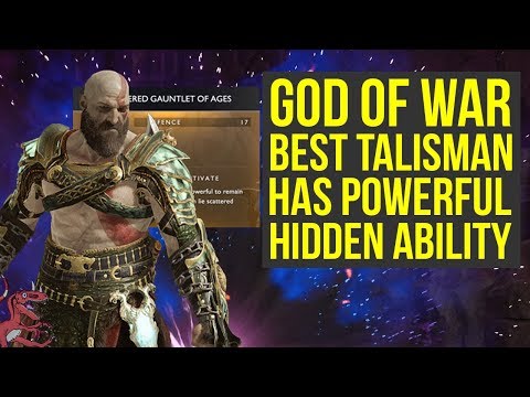 God of War Best Talisman HAS HIDDEN ABILITY - How To Unlock It (God of War Best Gear - God of War 4)