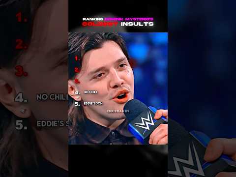 Dominik Mysterio's Coldest WWE Insults 🔥