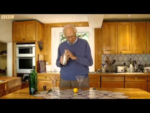 SIR GEORGE MARTIN SHOWS HOW TO PRODUCE A MARTINI DRY
