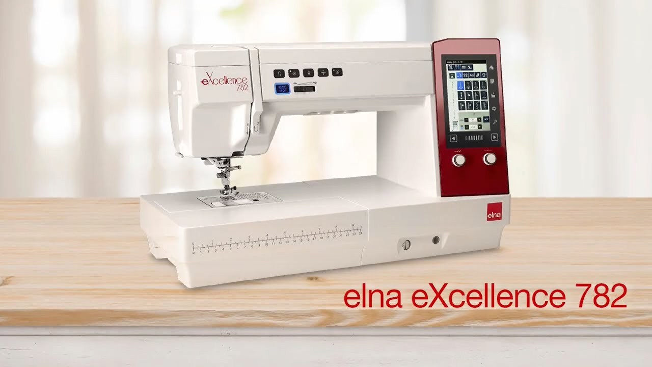Elna eXcellence 782 - Vídeo presentación con información de inicio rápido