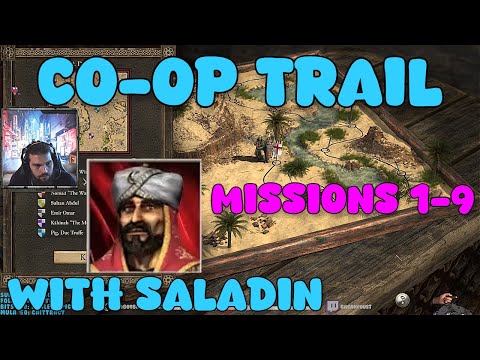 Co-op Trail with Saladin | Missions 1-9 | Stronghold Crusader Definitive Edition
