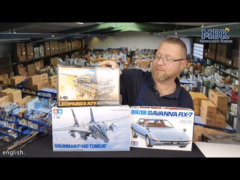 MBK packt aus SPEZIAL - 1:72/48/24 Grumman F-14D Tomcat, Leopard 2A7V, Mazda Savanna RX7 (Tamiya)