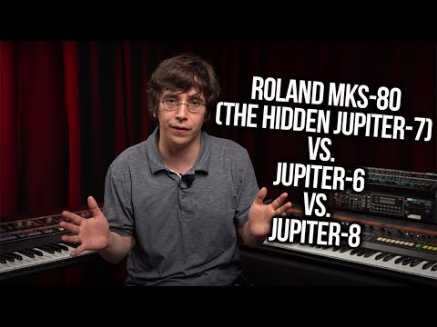 Roland MKS-80 (the HIDDEN Jupiter-7) vs Roland Jupiter-6 & Roland Jupiter-8