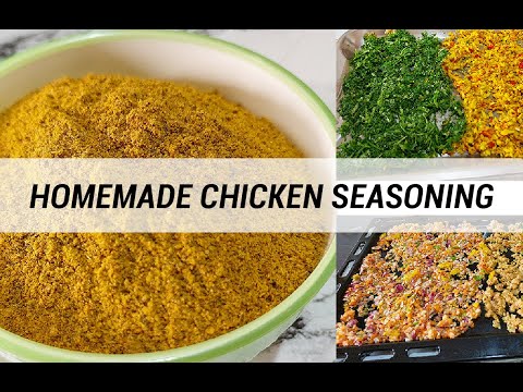 how to make MAGGI CHICKEN SEASONING at home. NO MSG. #nomsg #maggirecipe #seasoning