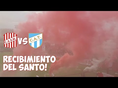 "Recibimiento de San Martin de Tucuman VS Atletico Tucuman | COPA BICENTENARIO 2016" Barra: La Banda del Camion • Club: San Martín de Tucumán