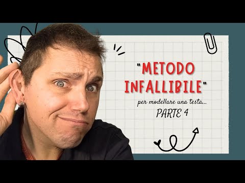 LE ORECCHIE: metodo infallibile per modellarle in argilla (parte 4/5)
