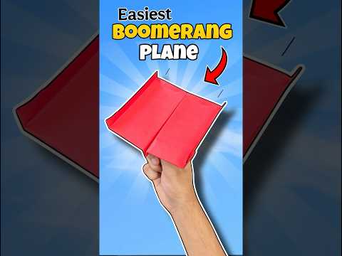 How to Make Amazing Boomerang plane