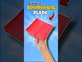 How To Make Amazing Boomerang Plane