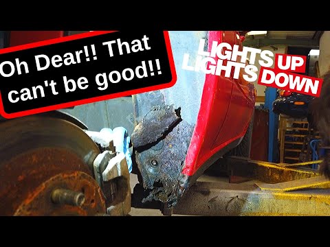 Very rusty Mk1 MX5 Sill end plate - whats going on in the workshop 44